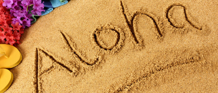 Aloha beach writing
